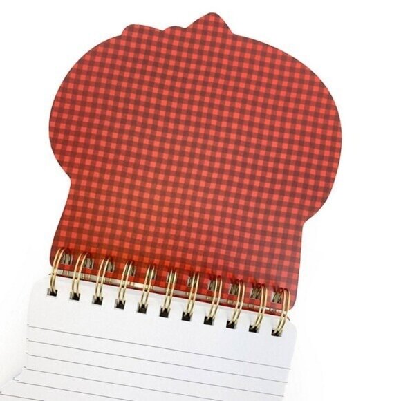 Punch Studio Gingerbread Cat Spiral Notebook Stationary Gift Christmas Holiday - Picture 3 of 4